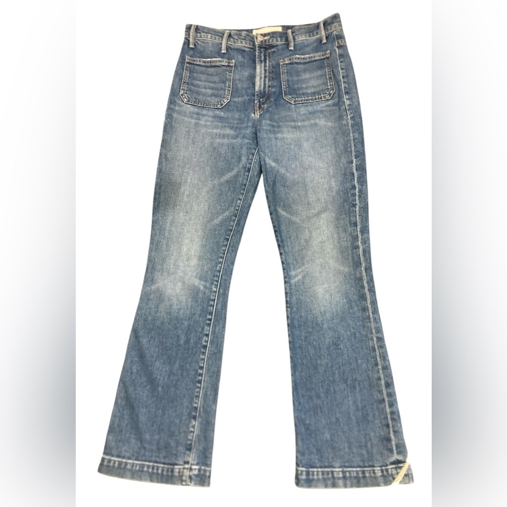 MOTHER Superior patch pocket cropped jeans